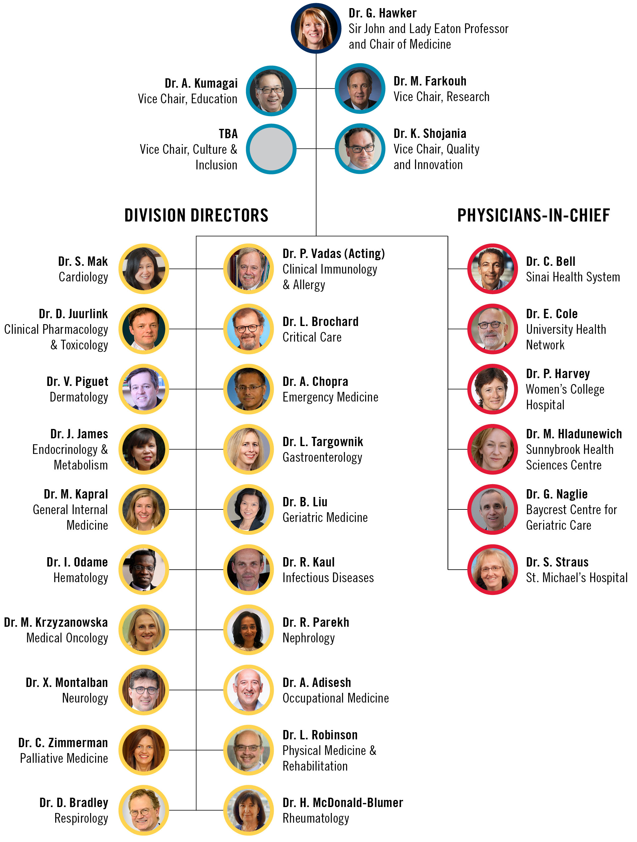 DoM Organizational Chart