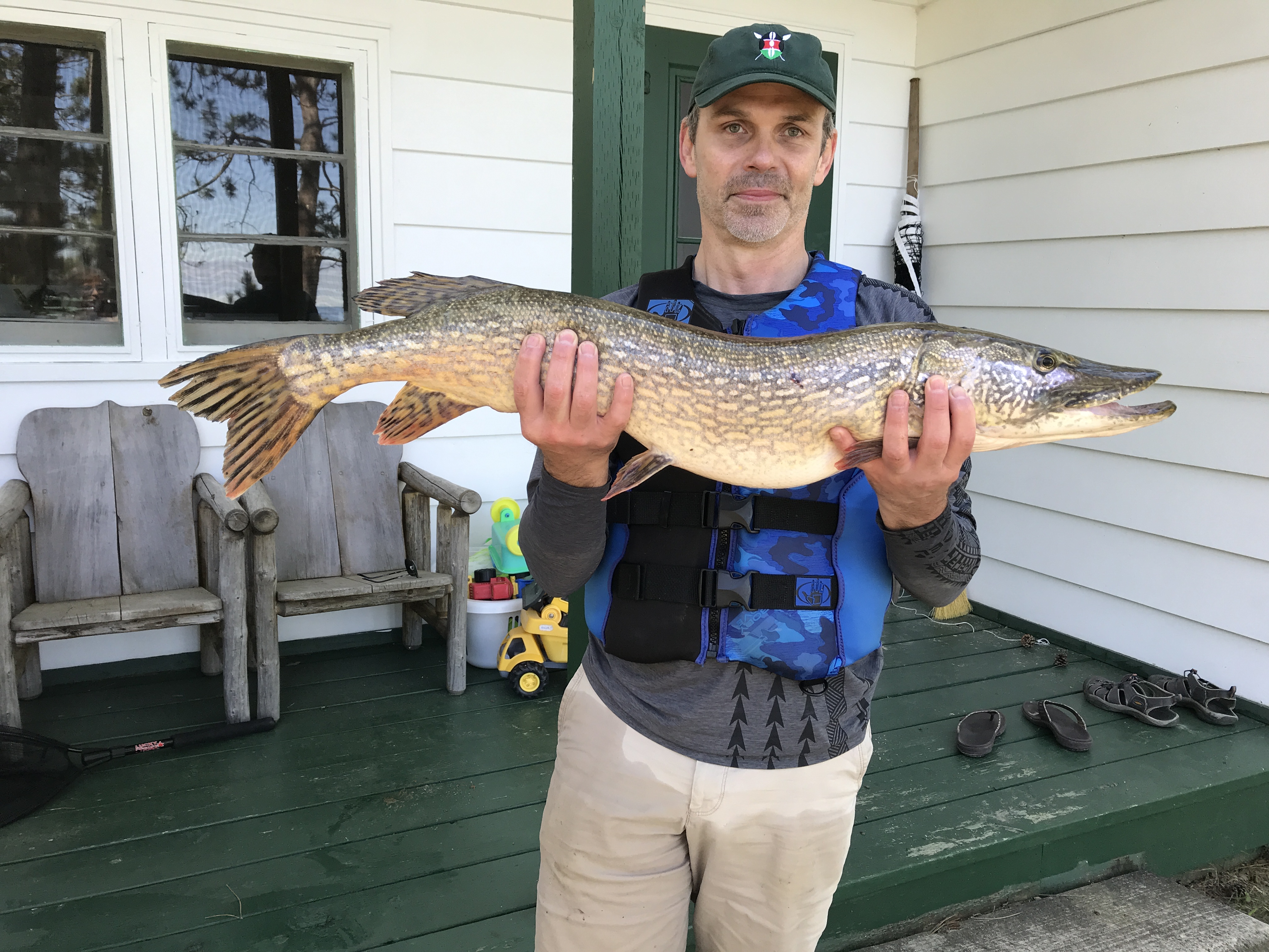 Dr. Rupert Kaul with pike fish