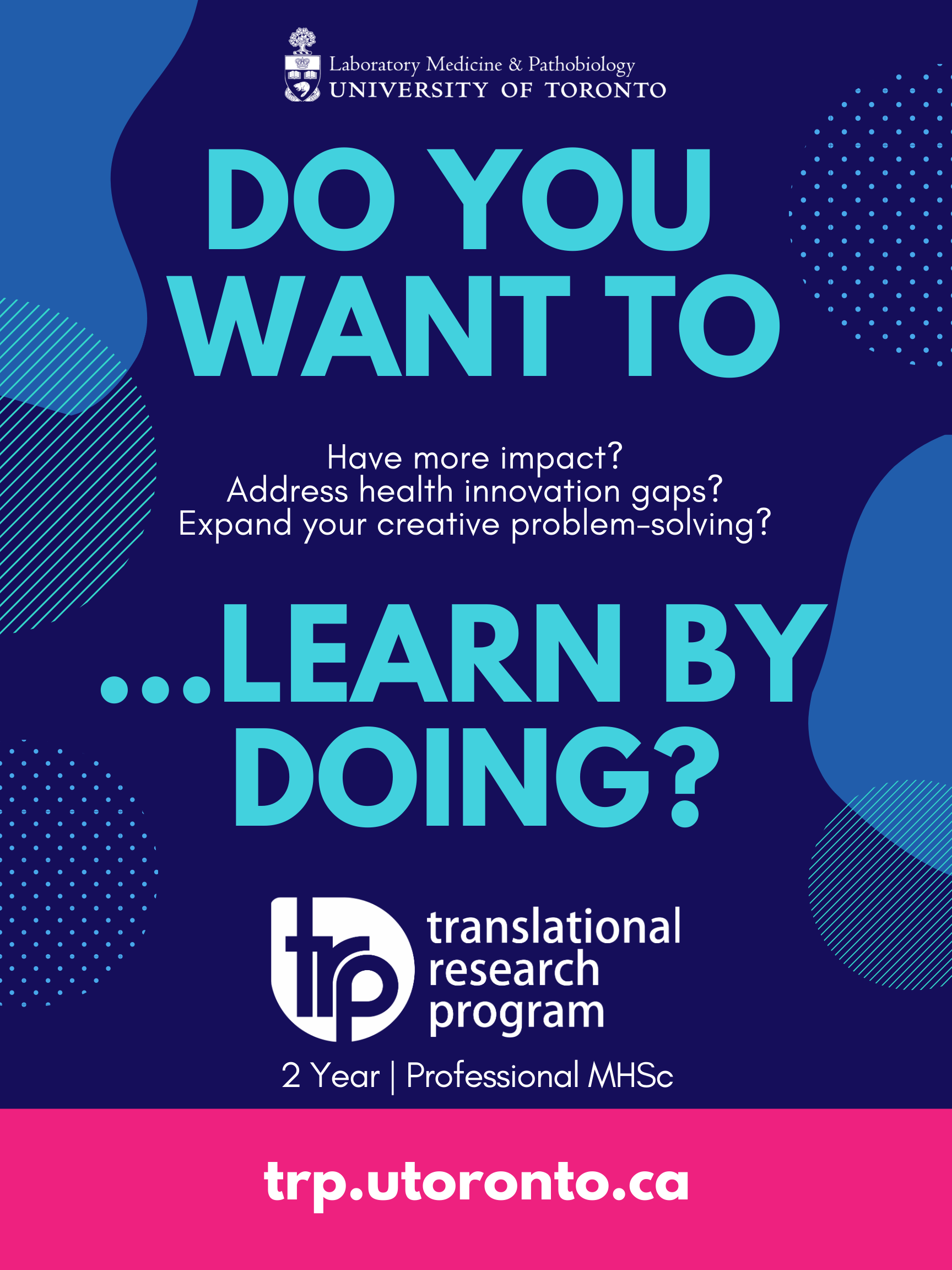 TRP Info Session poster